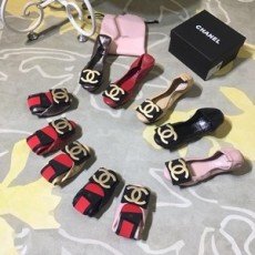샤넬 2019 SS CC 로고패치 여성 플랫슈즈