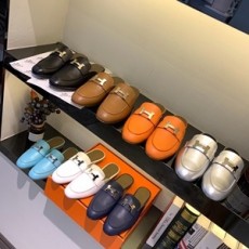 에르메스 2019 SS H로고 가죽패치 여성 슬리퍼