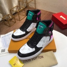 루이비통 2019 SS 투톤 하이탑 남성 슈즈