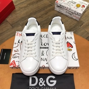 디앤지 2019 SS 캐릭터 패치 레더텝 남성 슈즈