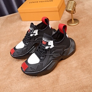 루이비통 2019 SS 캐릭터 투톤 패치 남성 슈즈