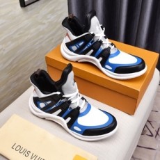 루이비통 2019 SS 캐릭터 투톤 로고 커플 슈즈