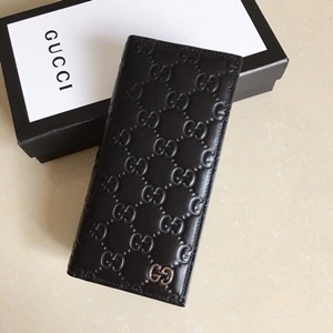 구찌 2019 SS 시마라인 로고 2단 장지갑 473920