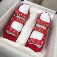 샤넬 2019 SS 체인장식 로고 여성 샌들