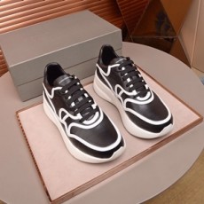 알렉산더 맥퀸 2019 SS 투톤 줄무늬 남성 슈즈