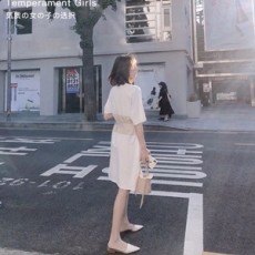 막스마라 2019 SS 투톤 벨트장식 여성 원피스
