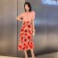 디앤지 2019 SS 포켓 블라우스 플라워 치마 여성 세트