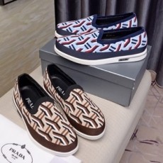 프라다 2019 SS 기하무늬 캐릭터 남성 슈즈