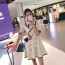 샤넬 2019 SS 카라 러플 하객룩 여성 원피스