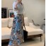디앤지 2019 SS 카라 블라우스 러플 치마 하객룩 여성 세트