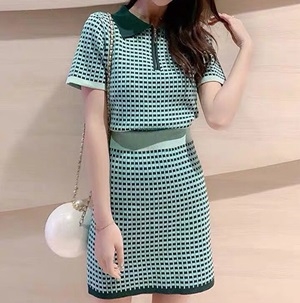 디올 2019 SS 민소매 러플 하객룩 여성 원피스