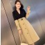 버버리 2019 SS 투톤 벨트장식 오피스룩 여성 롱코트