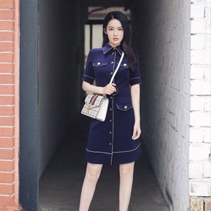 구찌 2019 SS GG벨트 포켓 데일리룩 여성 원피스
