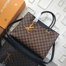 루이비통 2019 SS 다미에 에벤 리더사이드 토트백 N40050
