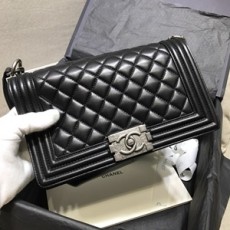 샤넬 2019 SS 램스킨 퀄팅 보이백 미듐 미러급