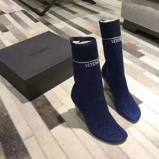 발렌티노 2019 SS 펄 로고 줄무늬 여성 쇼트부츠
