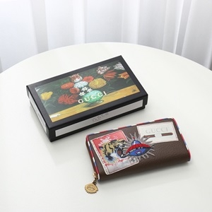 구찌 2019 SS UFO 패치 지퍼 장지갑 473909 커스텀