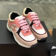 샤넬 2019 SS 코쿤 로고 핑크 여성 슈즈