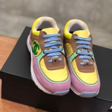 샤넬 2019 SS 코쿤 로고 옐로우핑크 여성 슈즈