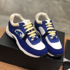 샤넬 2019 SS 코쿤 로고 네이비 여성 슈즈