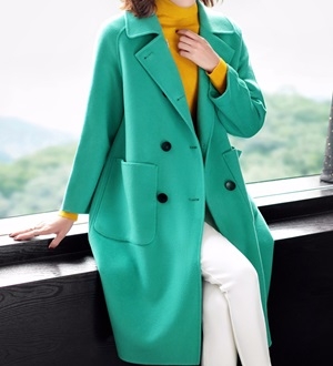 샤넬 2019 SS 캐시미어 포켓 여성 롱코트