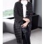 샤넬 2019 SS 체크무늬 포켓 여성 롱코트