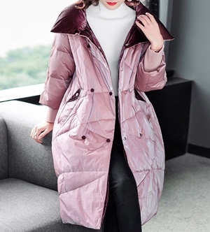 몽클레어 2019 SS 투톤 퀄팅 여성 롱패딩