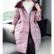 몽클레어 2019 SS 투톤 퀄팅 여성 롱패딩