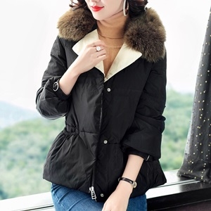 버버리 2019 SS 여우퍼 포켓 끈장식 여성 반패딩