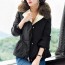 버버리 2019 SS 여우퍼 포켓 끈장식 여성 반패딩