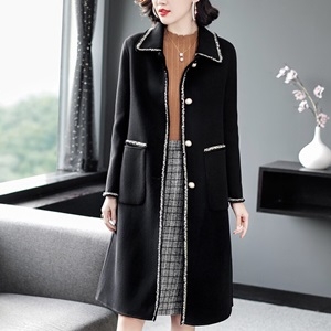 샤넬 2019 SS 캐시미어 태슬 포켓 여성 롱코트