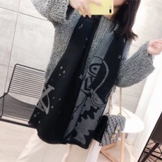 루이비통 2019 SS 캐릭터 로고 투톤 여성 머플러