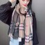 버버리 2019 SS 투톤 로고 자수 여성 머플러