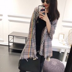 버버리 2019 SS 체크 로고 자수 여성 머플러