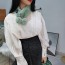 샤넬 2019 SS 인조퍼 로고 여성 머플러