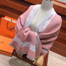 에르메스 2019 SS 캐릭터무늬 로고 여성 머플러