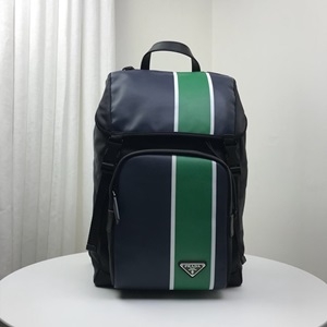 프라다 2019 SS 투톤 삼각로고 백팩 2VZ135