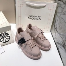 알렉산더 맥퀸 2020 SS 투톤 벨트 여성 슈즈