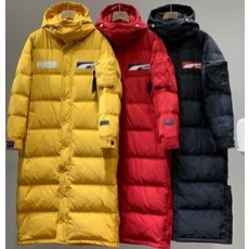 퓨마 2020 SS 캐릭터 로고 후드 여성 롱패딩