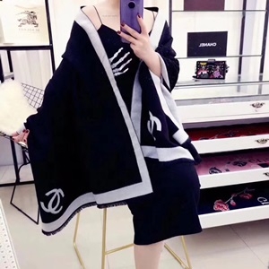 샤넬 2020 SS CC로고 투톤 여성 머플러