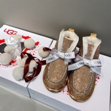 UGG 2020 SS 큐빅 리본장식 여성 쇼트부츠