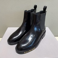발렌시아가 2020 SS 금속로고 여성 쇼트부츠