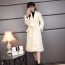 디올 2020 SS 밍크퍼 큐빅 벨트 여성 롱코트