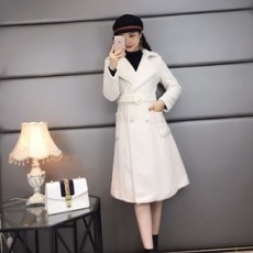 디올 2020 SS 밍크퍼 포켓 벨트 여성 롱코트