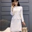샤넬 2020 SS 트위드 단추장식 포켓 여성 원피스