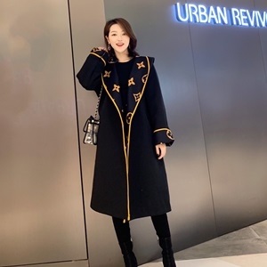 루이비통 2020 SS 후드 벨트장식 여성 롱코트
