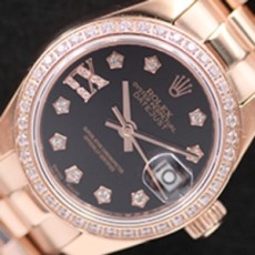 Rolex Lady Datejust RG Gold and Steel Index Dia New 28mm - 롤렉스 데이져스트 여성용 신형 28mm