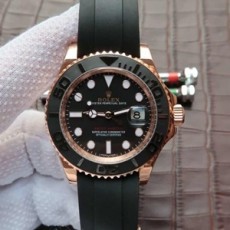 [N사최고급형/V7버젼] Rolex YACH-MASTER Black Urethane  Ver. - 로렉스 요트마스터 블랙우레탄 버젼