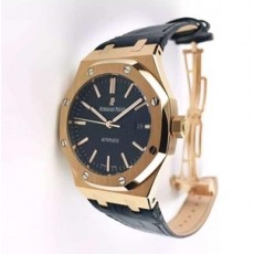 [J사최고급형/V6 업버전]Audemars Piguet Royal Oak 15400 Rose Gold Black Dial - 오데마피게 로얄오크 15400 로즈골드 블랙 다이얼