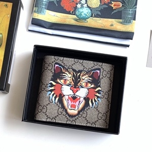 구찌 2020 SS 앵그리캣 수프림 반지갑 451268 커스텀